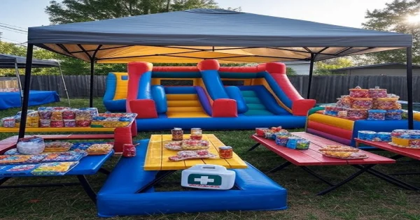 So stattest du deine Hüpfburg-Party richtig aus