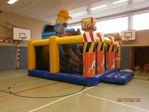  Hüpfburg Feuerwehr Rutsche