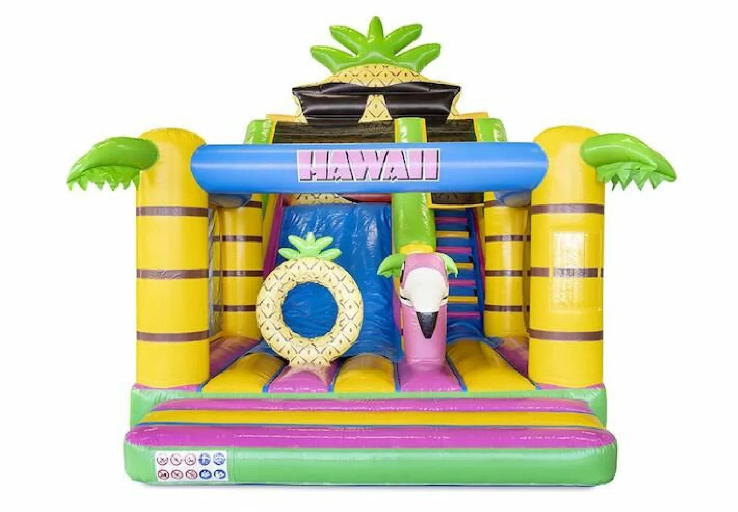 Hüpfburg Hawaii mit Rutsche