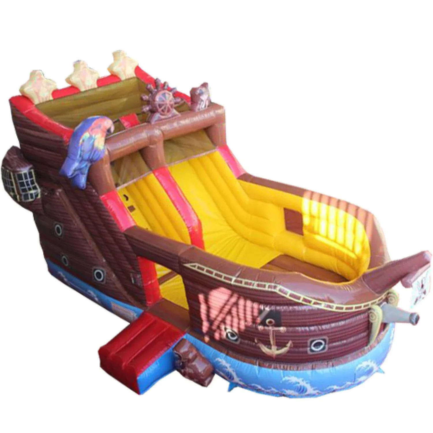 Hüpfburg Piratenschiff mit Rutsche