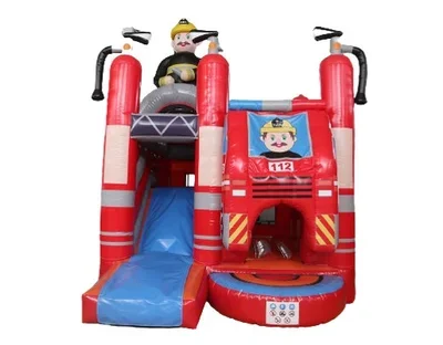 Hüpfburg Feuerwehrauto